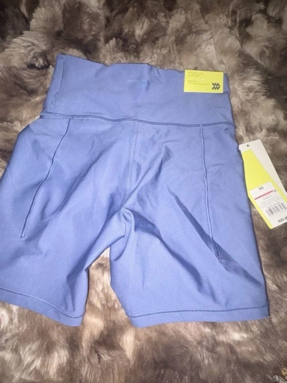 Women’s High-Waist Performance Shorts - Blue